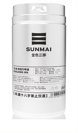 金色三麦 乌龙泡纽约啤酒 20L